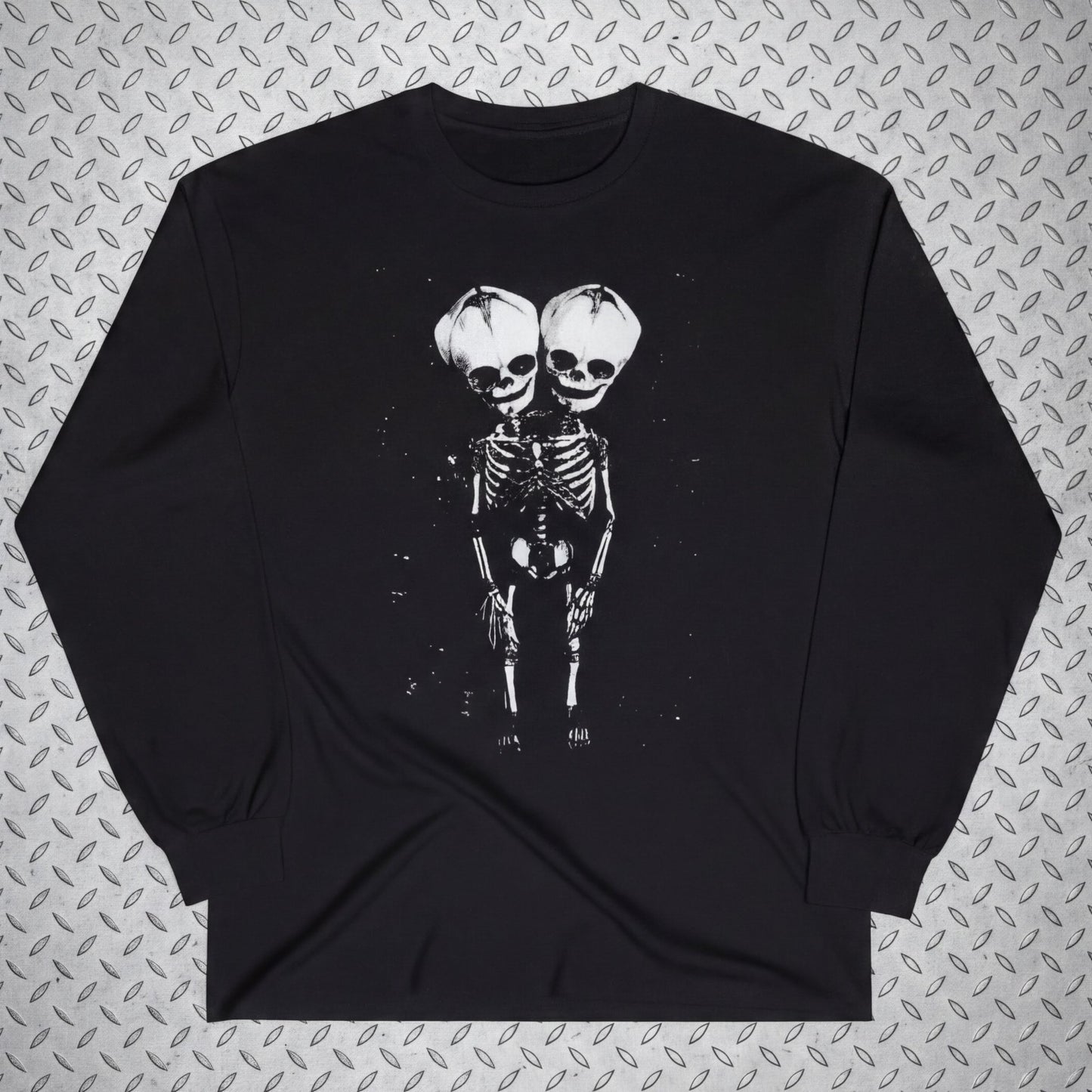 T-Shirt - 2 Headed Skeleton | Punk Goth | Skulls & Skeletons | T-Shirt from SHIRT MONSTERS