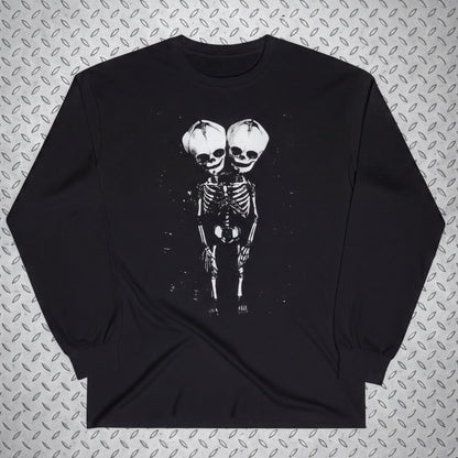 T-Shirt - 2 Headed Skeleton | Punk Goth | Skulls & Skeletons | T-Shirt from SHIRT MONSTERS