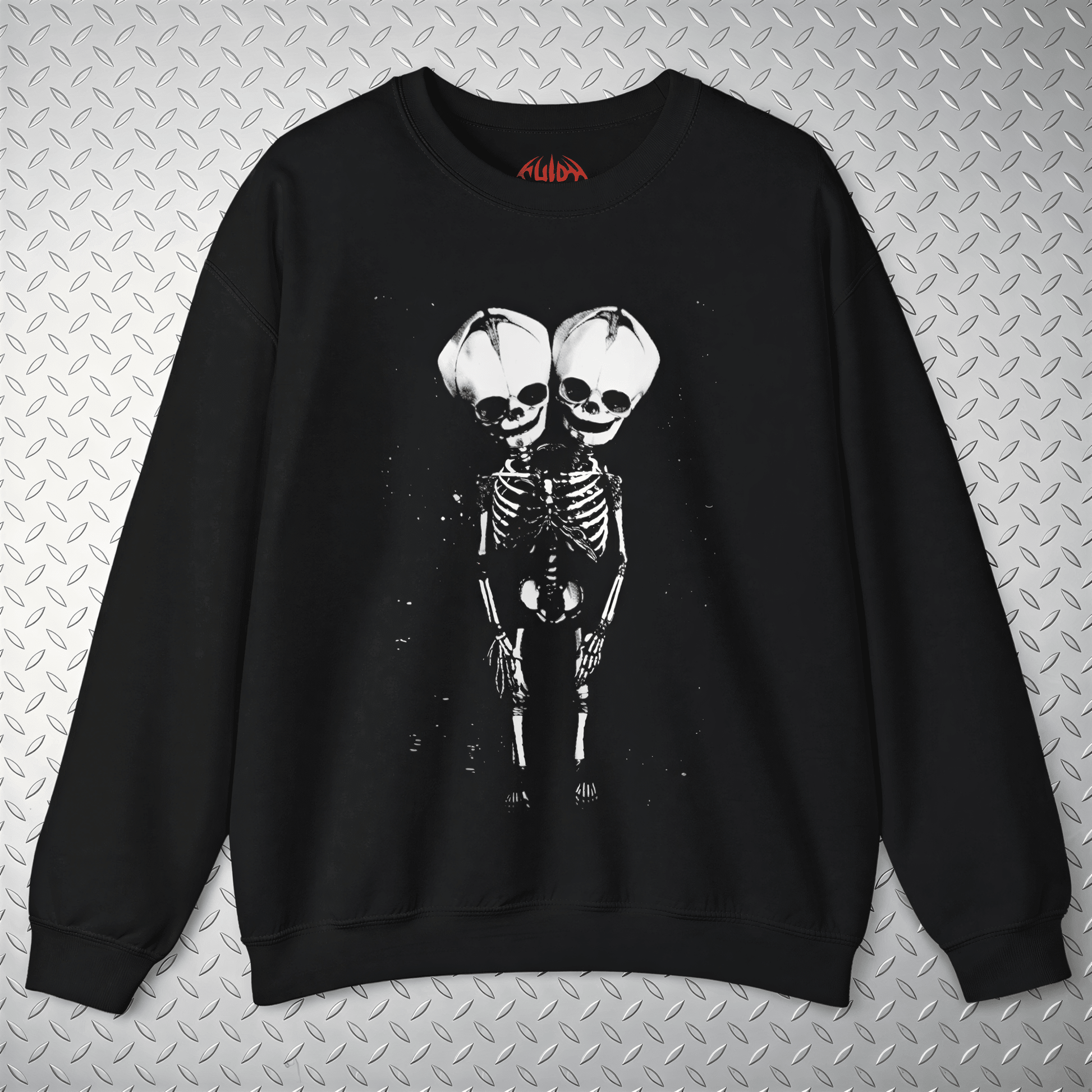 T-Shirt - 2 Headed Skeleton | Punk Goth | Skulls & Skeletons | T-Shirt from SHIRT MONSTERS