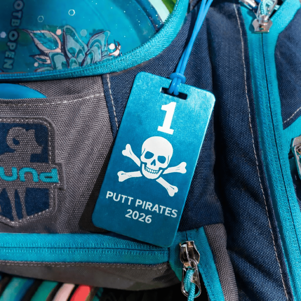  - 2026 BAG TAG REGISTRATION - PUTT PIRATES from Crypto Zoo Tees