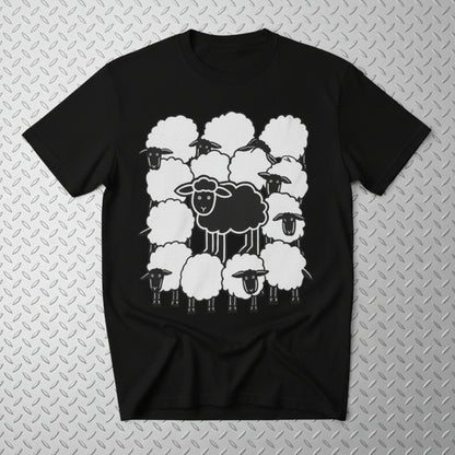Black Sheep Shirt | Animals, Funny, Punk, Goth | Ladies Tee
