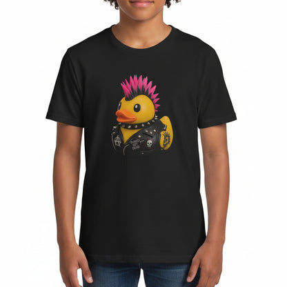Punk Rubber Duck Shirt | Unisex Youth Tee - Gildan 5000B | Animals, Funny | Punk