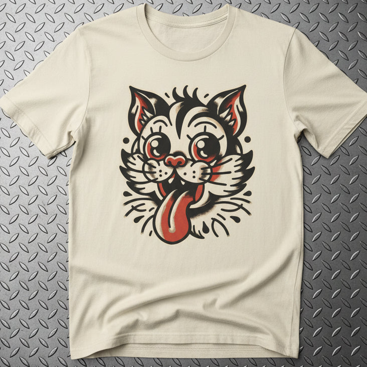 Rockabilly Cat Shirt | Cats, Retro & Vintage | Light Fitted - Unisex Bella+Canvas 3001 | Rockabilly