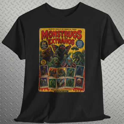Monstruos Extraños Shirt | Gildan 5000 | Cryptids, Horror | Retro & Vintage