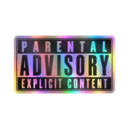 Parental Advisory Explicit Content Sticker | Large 5.5" x 3"
