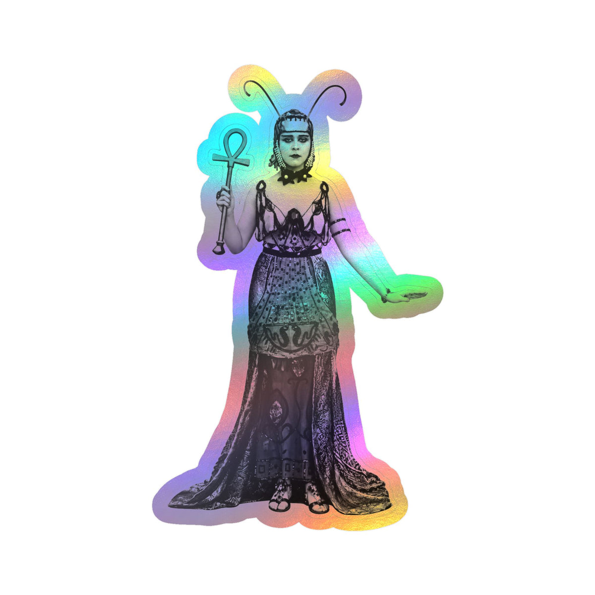 Theda Bara Cleopatra Sticker | 5.5" x 3.35" | Gothic Cinema