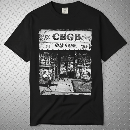T-Shirt - CBGB Punk Shirt | Punk, Retro & Vintage | Unisex Shirt, Ladies Tee, Tank Top, Long Sleeve, Sweatshirt, Hoodie from Crypto Zoo Tees