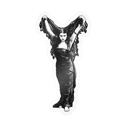 Theda Bara Vampire Sticker | 5.75" x 3" | Gothic Cinema
