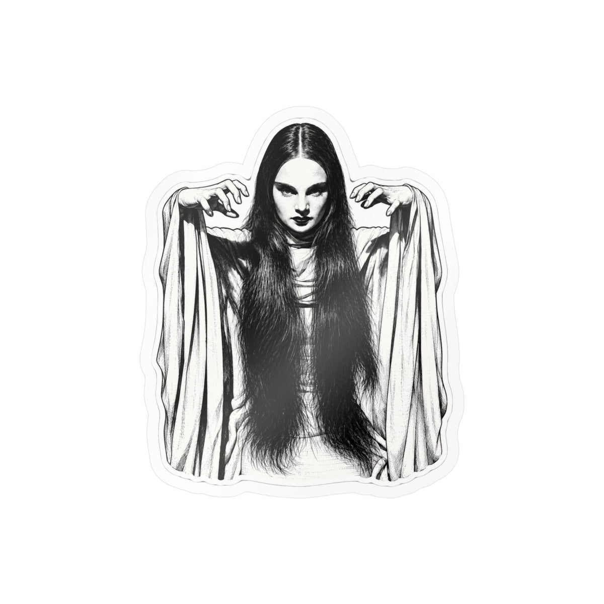 Luna Vampire Sticker | 4.5" x 3.7" | Mark of the Vampire