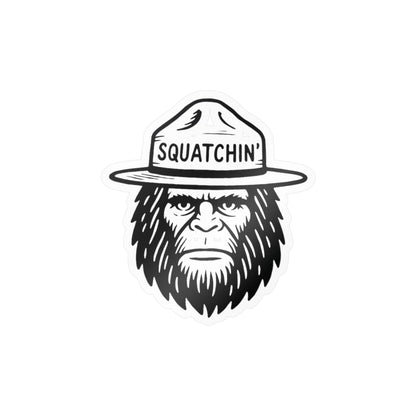 Squatchin' Bigfoot Sticker | Glossy Kiss Cut | Bigfoot | Funny