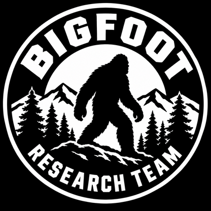 Bigfoot Research Team Sticker | 3.5" Round | Sasquatch Cryptid