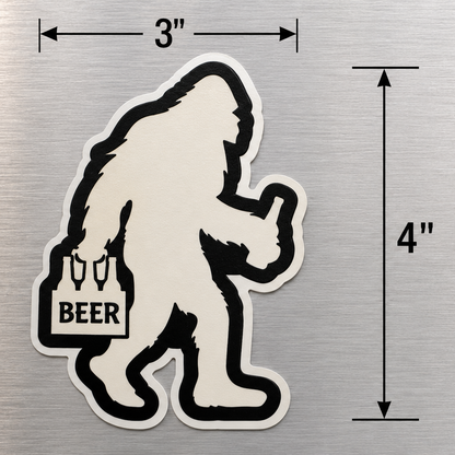 Bigfoot Beer Sticker | Bigfoot | Funny | Retro & Vintage
