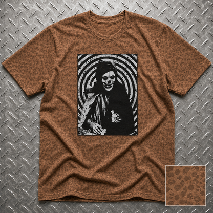 Crimson Ghost Skull Shirt | LAT Apparel - Camo, Leopard, Snake Skin Patterned | Horror, Skulls & Skeletons | Punk