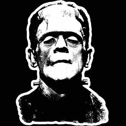 Frankenstein's Monster Sticker | 5" x 3.6" | Classic Horror