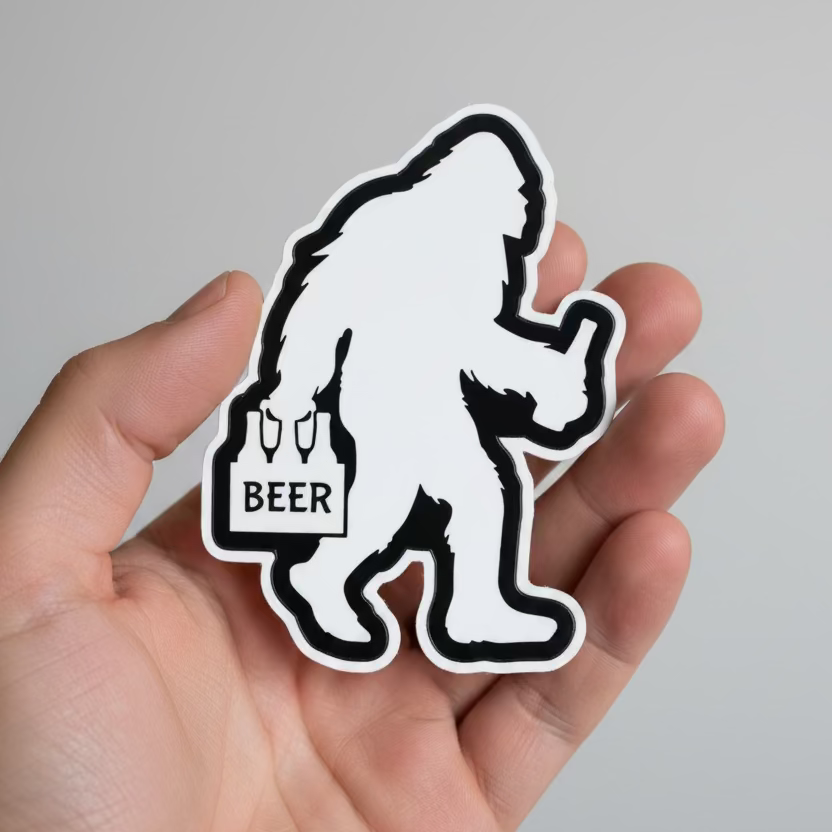 Bigfoot Beer Sticker | Bigfoot | Funny | Retro & Vintage