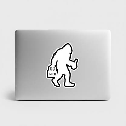 Bigfoot Beer Sticker | Bigfoot | Funny | Retro & Vintage