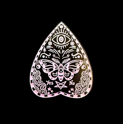 Gothic Ouija Planchette Pinback Button | Pinback Button | Ghosts & Paranormal, Spiritual | Goth/Gothic