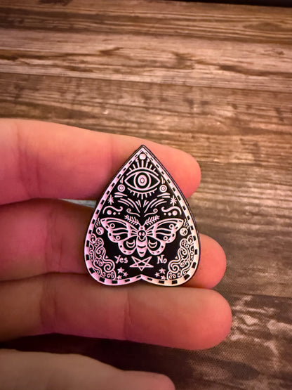 Gothic Ouija Planchette Pinback Button | Pinback Button | Ghosts & Paranormal, Spiritual | Goth/Gothic