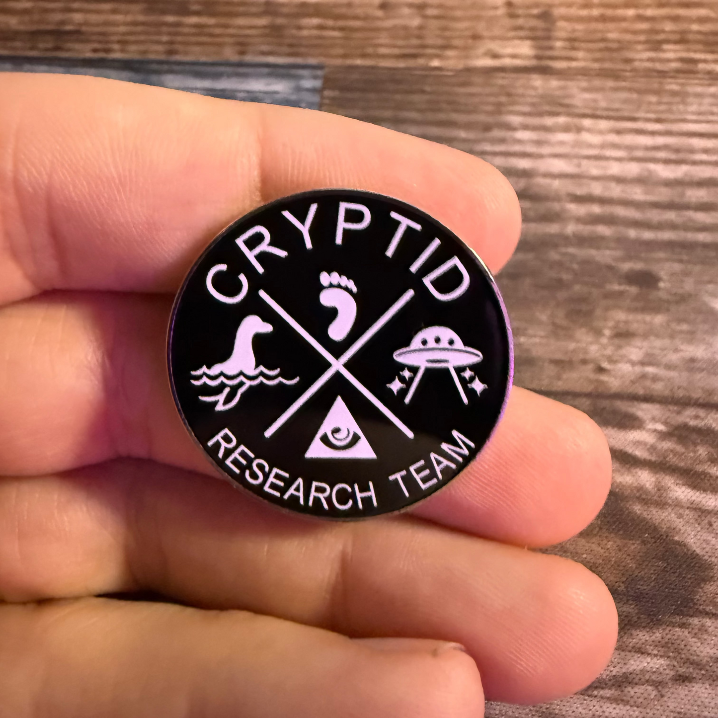 Cryptid Research Team Pinback Button | Pinback Button | Cryptids, Alien & UFO | Funny