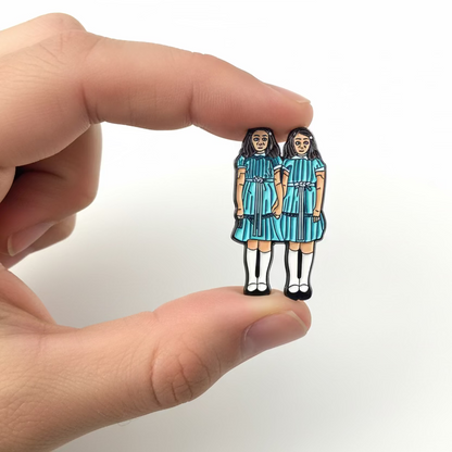 The Shining Twins Pinback Button | Pinback Button | Horror | Retro & Vintage