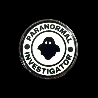 Paranormal Investigator Pinback Button | Pinback Button | Ghosts & Paranormal | Horror