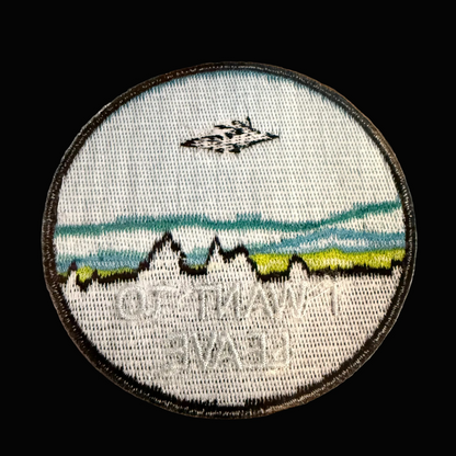 I Want to Leave Embroidered Patch | Patch | Alien & UFO, Paranormal