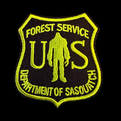Forest Service Dept. of Sasquatch Embroidered Patch | Patch | Cryptids | Retro & Vintage