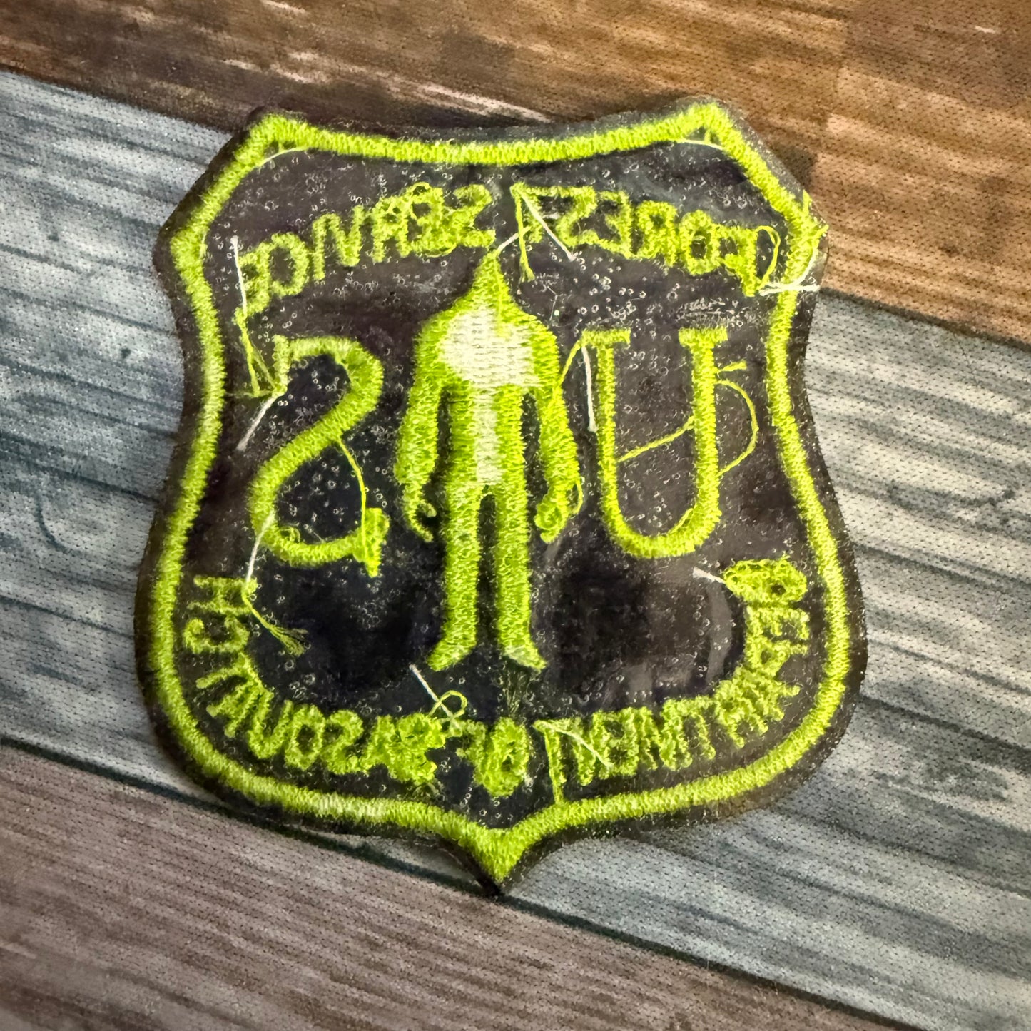 Forest Service Dept. of Sasquatch Embroidered Patch | Patch | Cryptids | Retro & Vintage