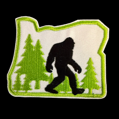 Oregon Bigfoot Embroidered Patch | Patch | Cryptids | Retro & Vintage