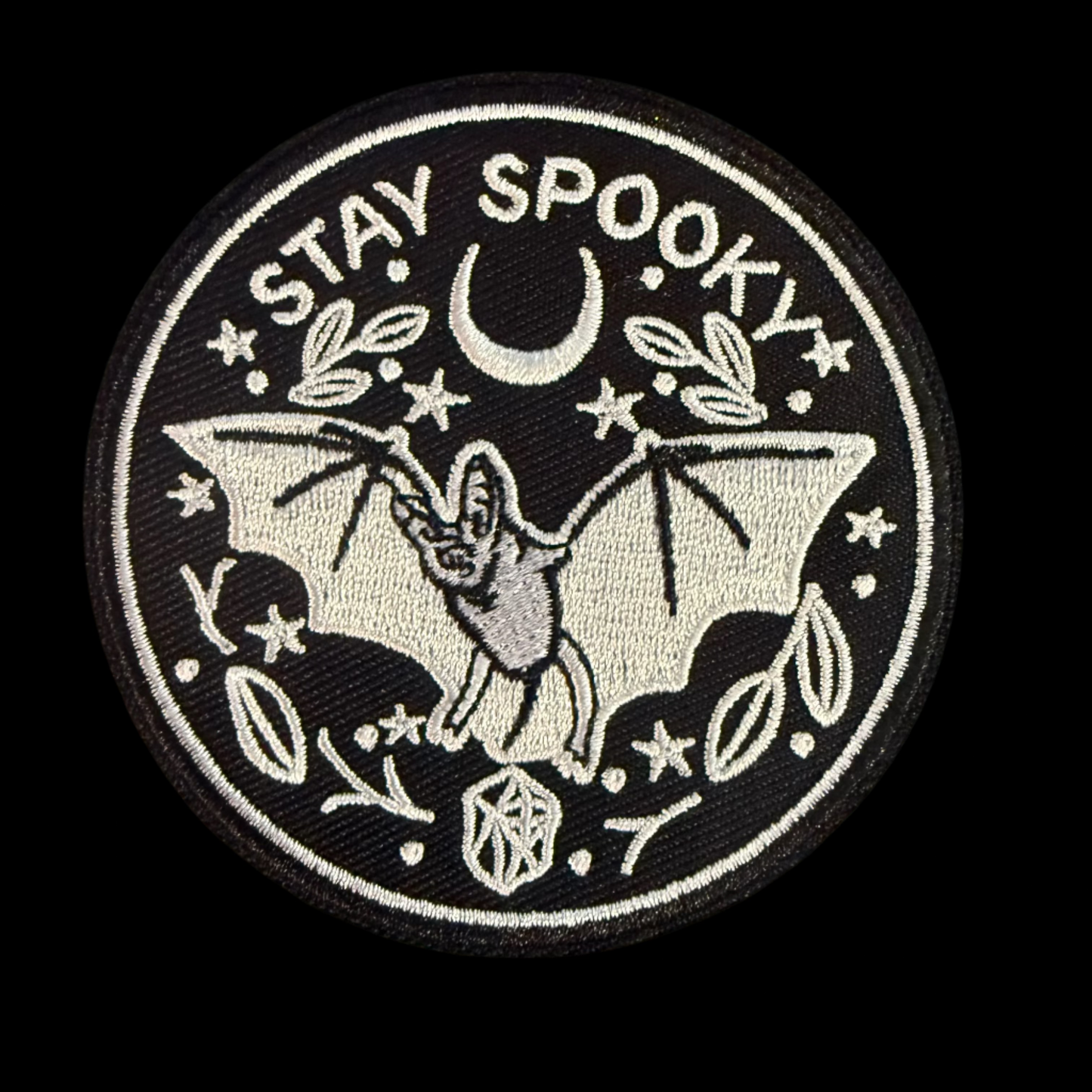 Stay Spooky Embroidered Patch | Patch | Bats, Goth | Goth