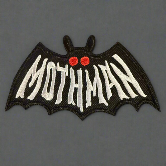 Mothman Embroidered Patch | Patch | Cryptids, Paranormal | Goth