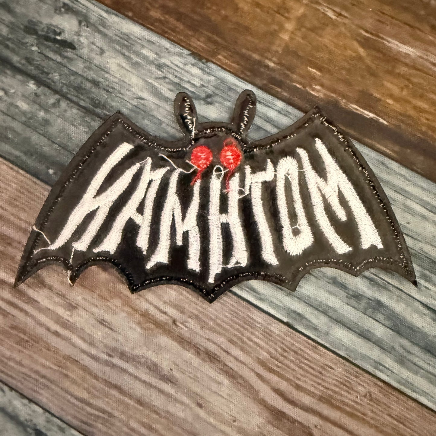 Mothman Embroidered Patch | Patch | Cryptids, Paranormal | Goth