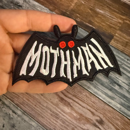 Mothman Embroidered Patch | Patch | Cryptids, Paranormal | Goth