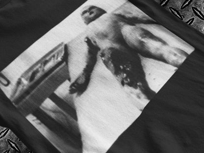 T-Shirt - Alien Autopsy Photo | Bella + Canvas Unisex T-shirt from Crypto Zoo Tees