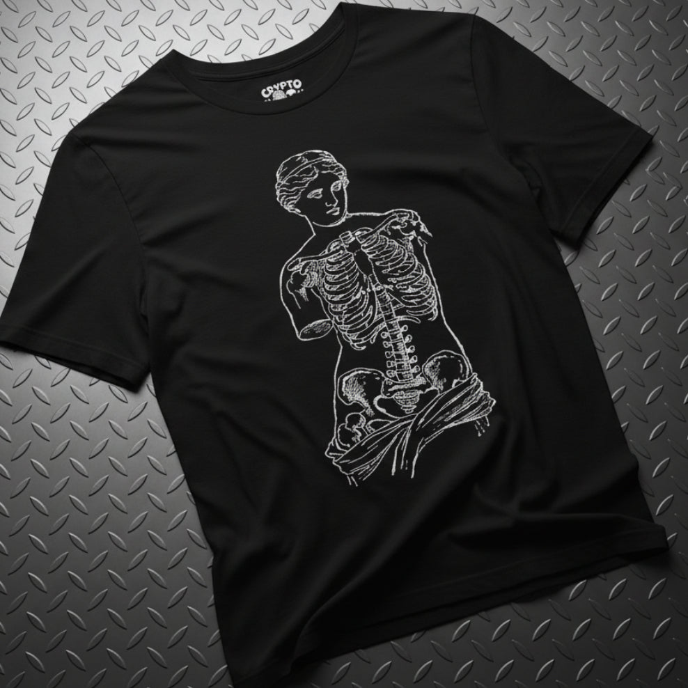 T-Shirt - Anatomical Venus Goth Tee | Bella + Canvas Unisex T-shirt from Crypto Zoo Tees