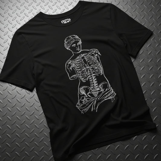 T-Shirt - Anatomical Venus Goth Tee | Bella + Canvas Unisex T-shirt from Crypto Zoo Tees