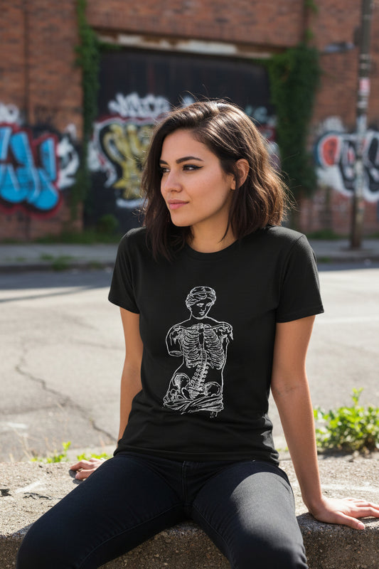T-Shirt - Anatomical Venus Ladies Tee | Women's T-Shirt | Cotton Tee from Crypto Zoo Tees