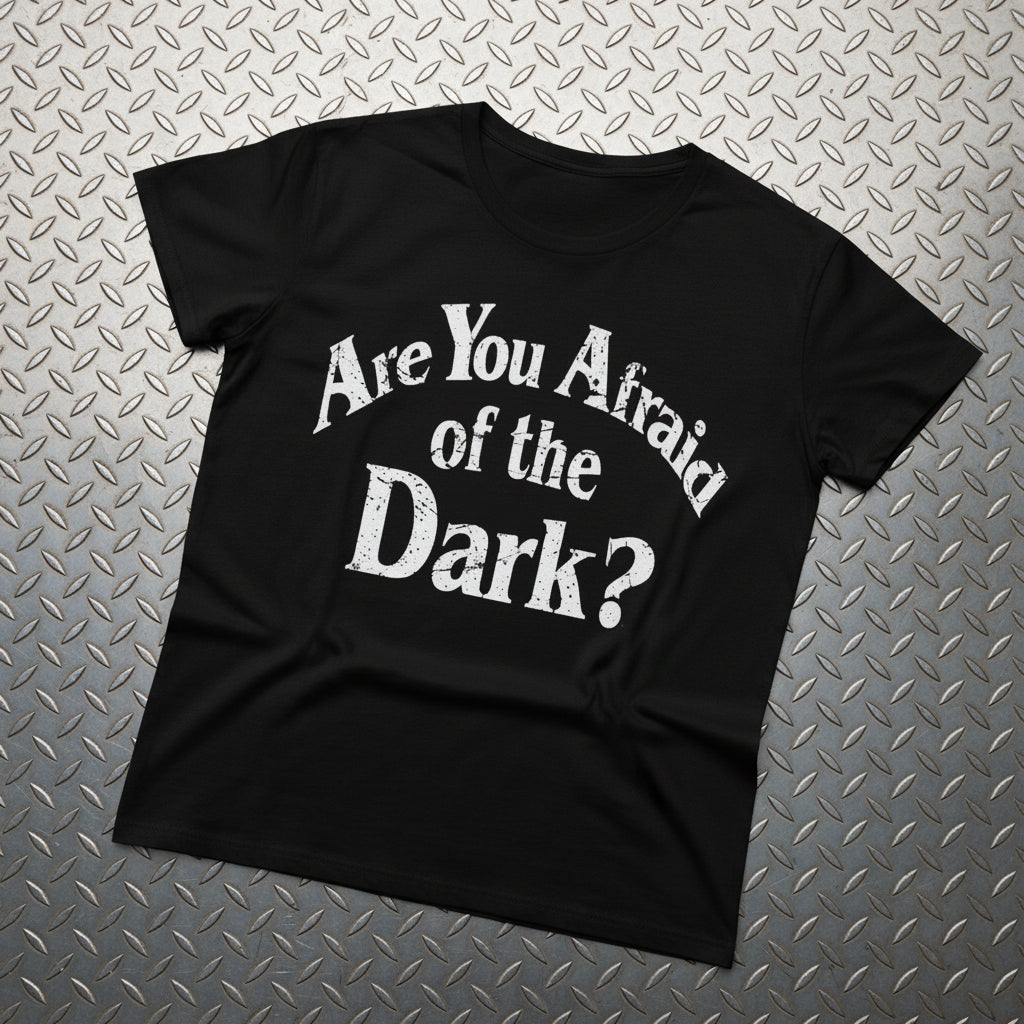 T-Shirt - Are You Afraid of the Dark? | Horror, Retro & Vintage | Unisex Shirt, Ladies Tee, Tank Top, Long Sleeve, Sweatshirt, Hoodie from Crypto Zoo Tees