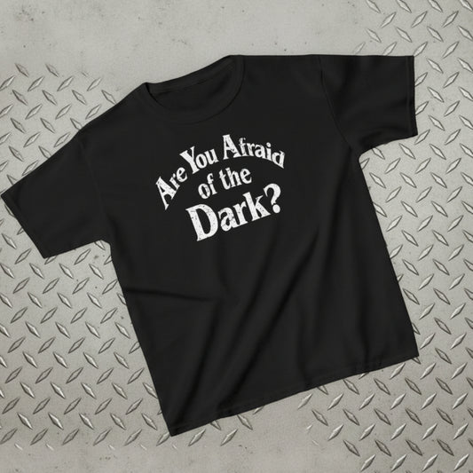 T-Shirt - Are You Afraid of the Dark? | Horror, Retro & Vintage | Unisex Shirt, Ladies Tee, Tank Top, Long Sleeve, Sweatshirt, Hoodie from Crypto Zoo Tees