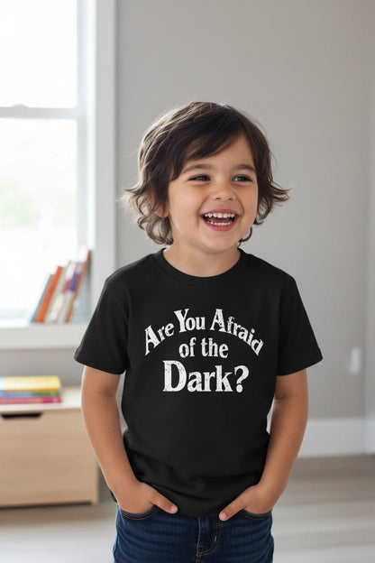 T-Shirt - Are You Afraid Shirt | Horror Retro Vintage | Youth Tee Gildan 5000B from SHIRT MONSTERS (Formally Crypto Zoo Tees)