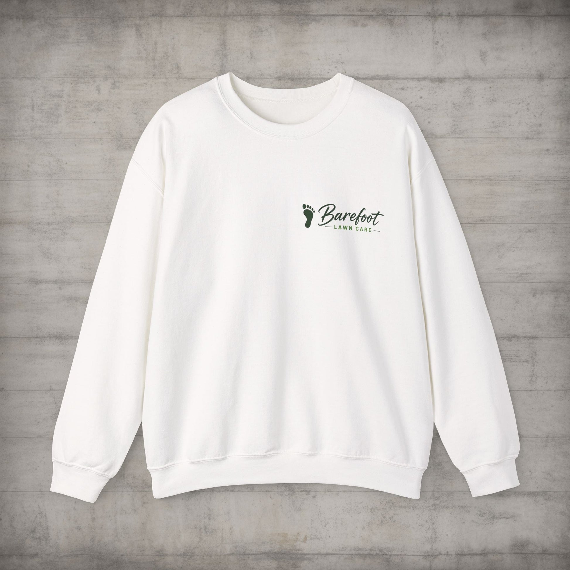 Sweatshirt - Barefoot Lawn Care - Custom Crewneck Sweatshirt from SHIRT MONSTERS (Formally Crypto Zoo Tees)