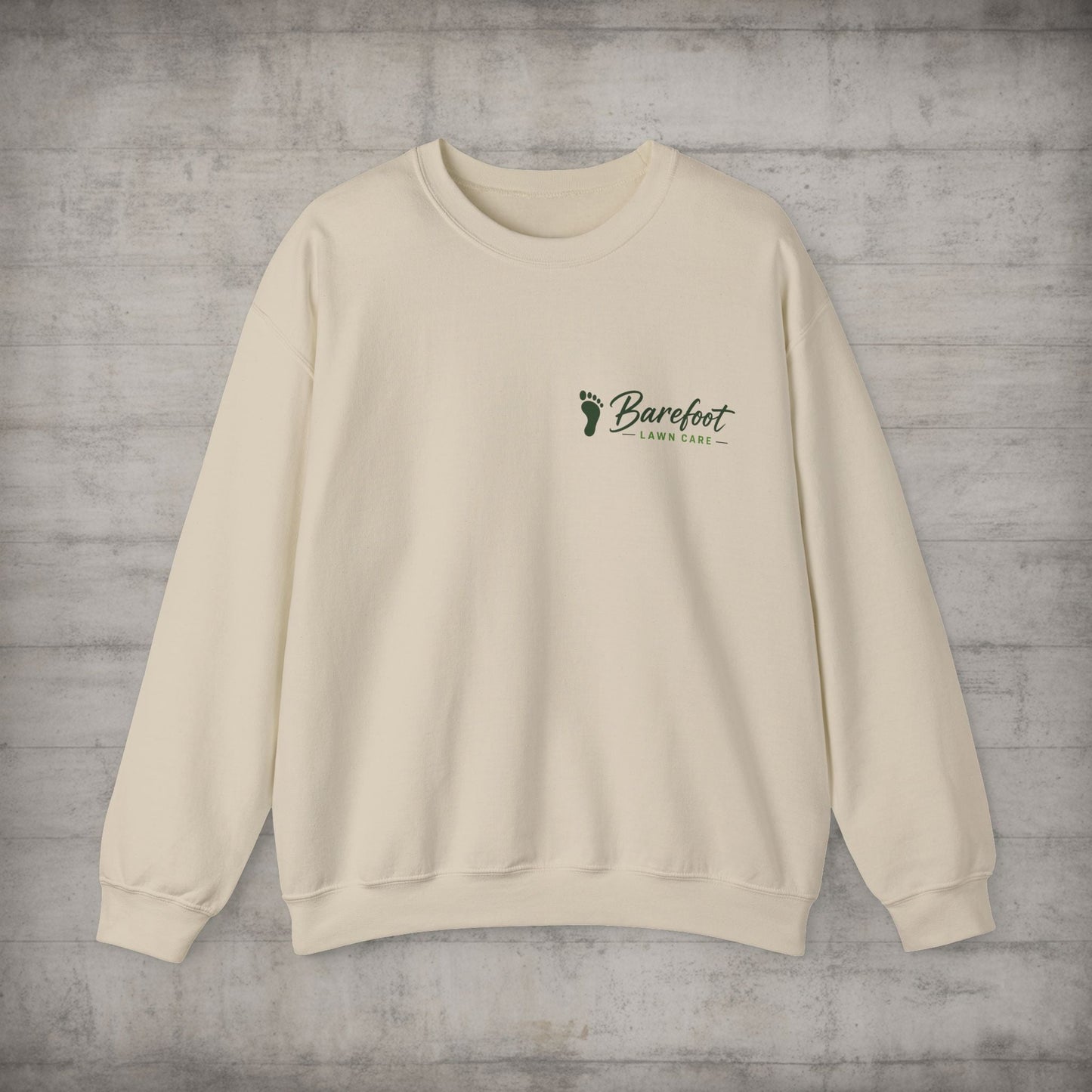 Sweatshirt - Barefoot Lawn Care - Custom Crewneck Sweatshirt from SHIRT MONSTERS (Formally Crypto Zoo Tees)