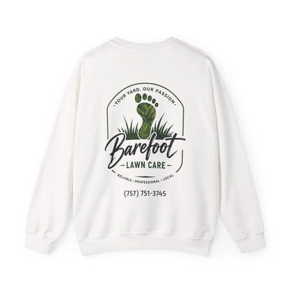 Sweatshirt - Barefoot Lawn Care - Custom Crewneck Sweatshirt from SHIRT MONSTERS (Formally Crypto Zoo Tees)