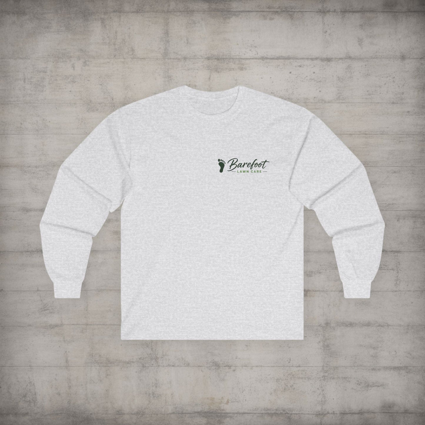 Long - sleeve - Barefoot Lawn Care - Custom Long Sleeve T-shirt from SHIRT MONSTERS (Formally Crypto Zoo Tees)