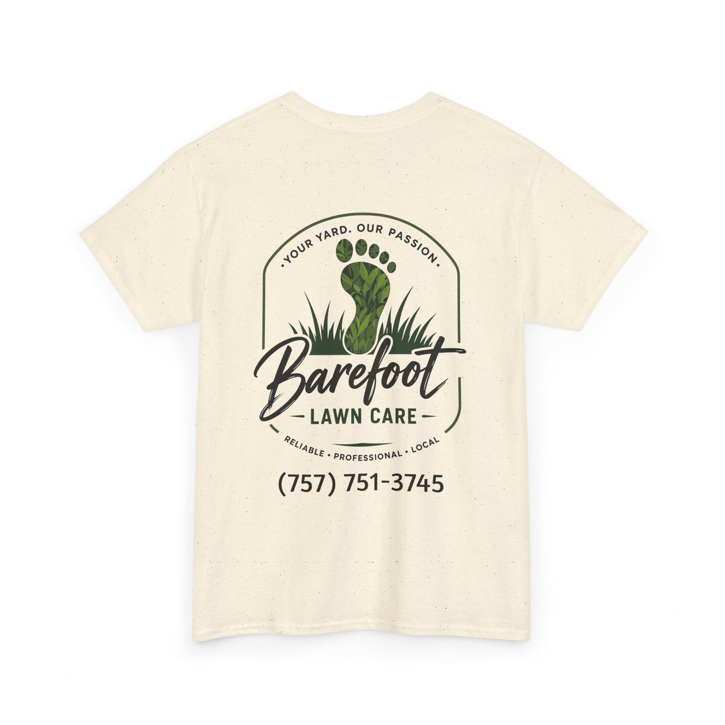 T-Shirt - Barefoot Lawn Care - Custom Shirt from SHIRT MONSTERS (Formally Crypto Zoo Tees)