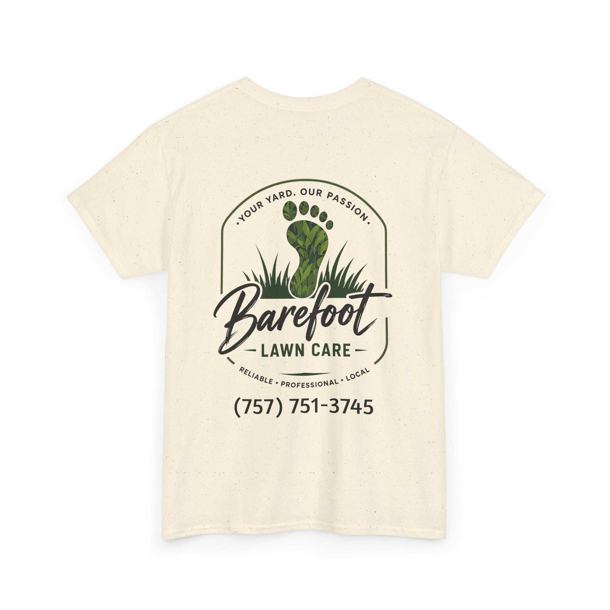 T-Shirt - Barefoot Lawn Care - Custom Shirt from SHIRT MONSTERS (Formally Crypto Zoo Tees)