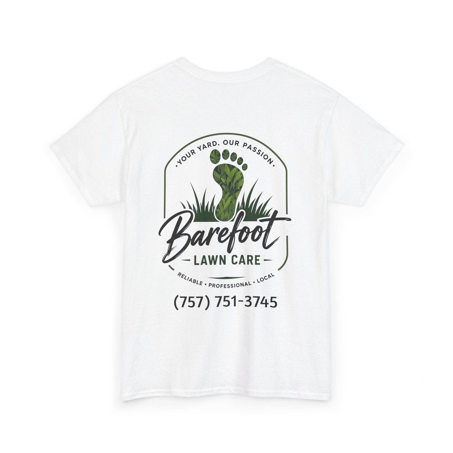 T-Shirt - Barefoot Lawn Care - Custom Shirt from SHIRT MONSTERS (Formally Crypto Zoo Tees)