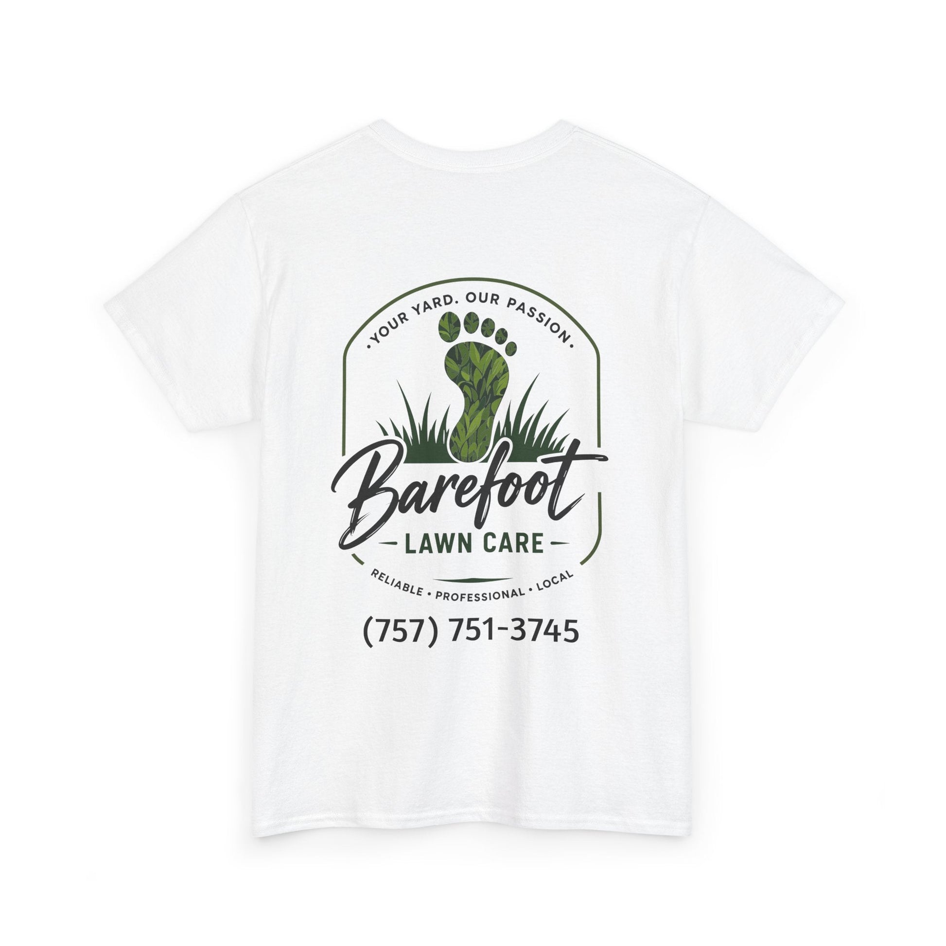 T-Shirt - Barefoot Lawn Care - Custom Shirt from SHIRT MONSTERS (Formally Crypto Zoo Tees)