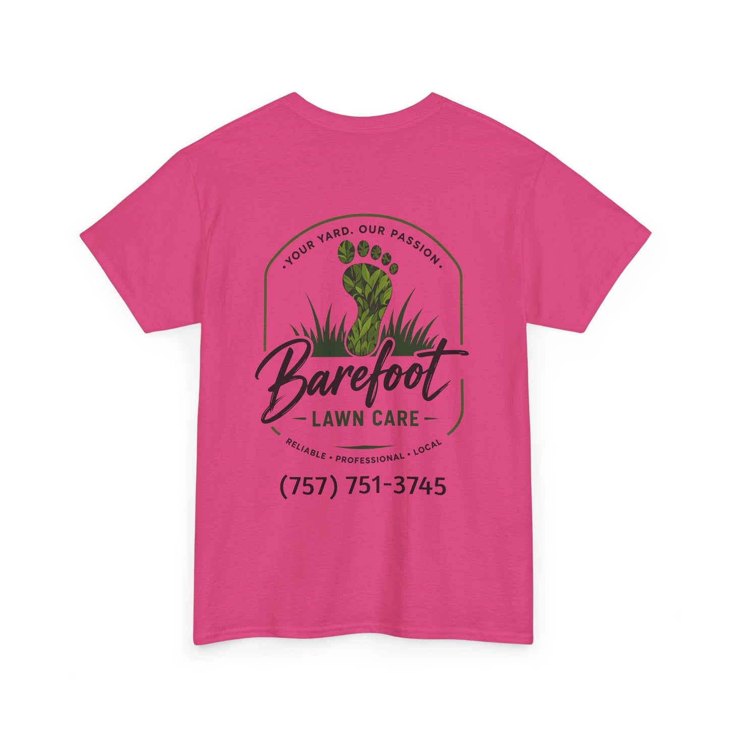 T-Shirt - Barefoot Lawn Care - Custom Shirt from SHIRT MONSTERS (Formally Crypto Zoo Tees)