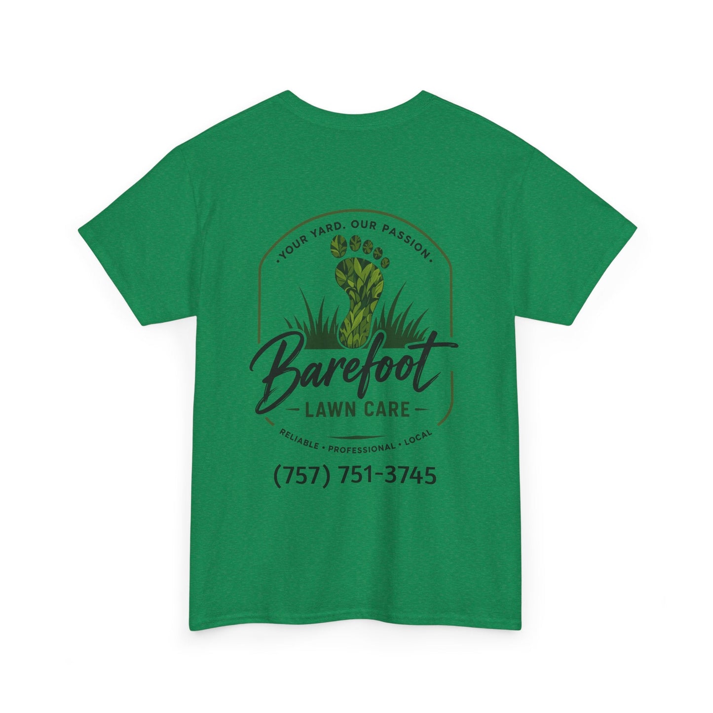 T-Shirt - Barefoot Lawn Care - Custom Shirt from SHIRT MONSTERS (Formally Crypto Zoo Tees)
